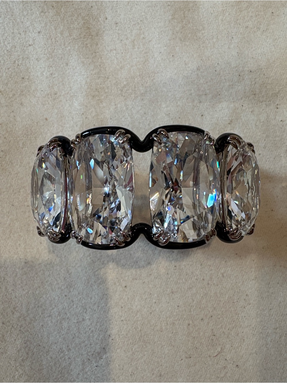 Swarovski Harmonia Oversized Floating Crystals Cuff - Picture 5 of 10